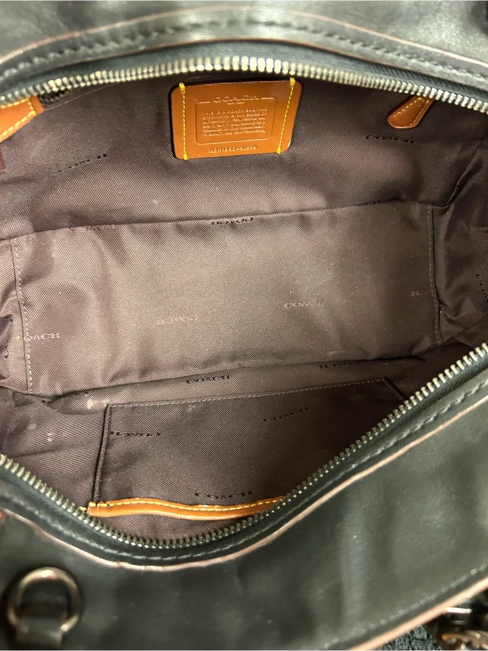 Coach Dreamer Signature Canvas Patchwork strips/Snakeskin W/Wallet